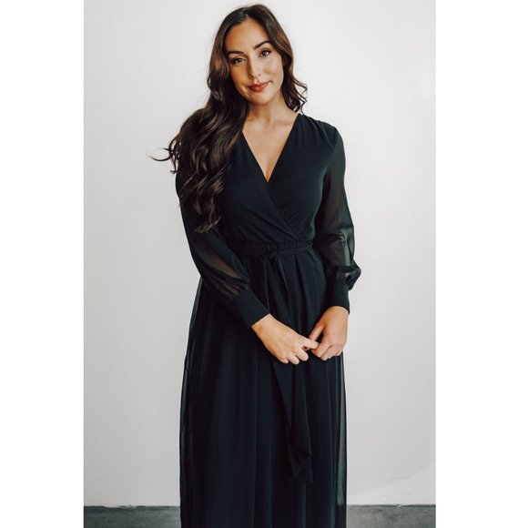 NWT Baltic Born Lydia Maxi Dress Black XL - Picture 2 of 11